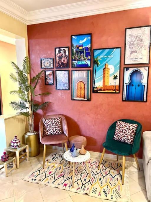 Appartement Marrakech Hivernage N54 Residence Caprice Palace มาร์ราเกช ภายนอก รูปภาพ